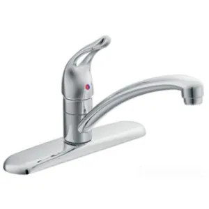 Moen 7445EP Moen Chateau Single Handle Kitchen Faucet, Chrome - 7445EP
