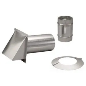 Broan BD6 Broan-NuTone Pressure Relief Damper with Wall Cap and 6-Inch Collar - BD6