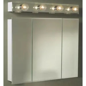 Jensen 255048 Broan-NuTone 255048 White Horizon Recessed Medicine Cabinet, 47-3/4