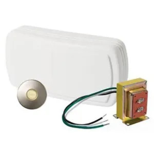 Broan BK131LSN Broan-NuTone Builder Kit Doorbell with Satin Nickel Pushbutton - BK131LSN