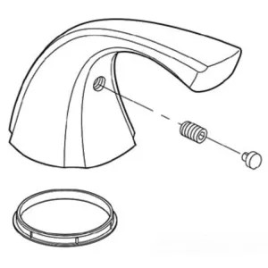 Delta RP61281SS Delta RP61281SS Delta Single Blade Handle Kit - Roman Tub (Stainless)