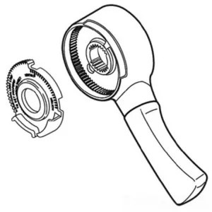 Delta RP61271 Delta RP61271 Delta Single Blade Handle Kit - Volume (Chrome)