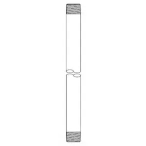 T&S Brass 001678-40 T&S Brass 001678-40 Chrome-Plated Long Nipple