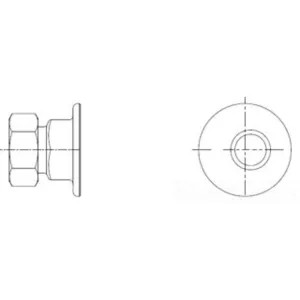 T&S Brass 006848-40 T&S Brass 006848-40 Faucet Inlet Flange Assembly