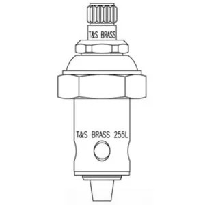 T&S Brass 015178-40 T&S BRASS 015178-40 RH 0.7 GPM FLOW CONTROL CARTRIDGE