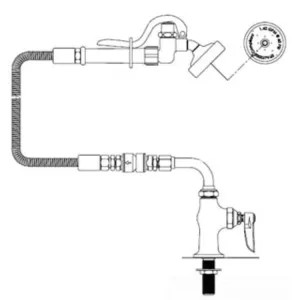 T&S Brass B-0205-60H-VB T&S Brass B-0205-60H-VB Single Pantry Faucet