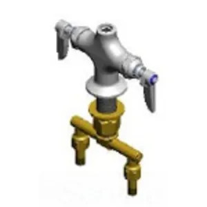 T&S Brass B-0300-LN T&S B-0300-LN SINGLE POST TWO HANDLE VALVE