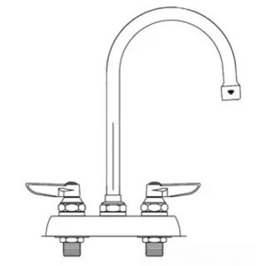 T&S Brass B-1138 T&S Brass B-1138 Workboard Faucet
