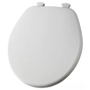 Bemis 540EC-000 CHURCH 540EC-000 ROUND MOLDED WOOD TOILET SEAT CLOSED FRONT - WITH COVER
