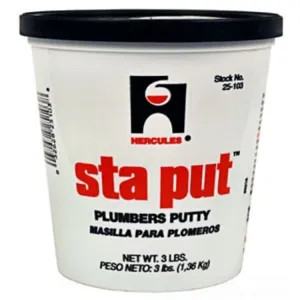 Oatey 25103 Hercules Sta Put Plumber's Putty, 3 lbs - Hercules 25103