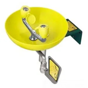 Speakman SE-580 Speakman SE-580 Yellow Wall-Mounted Round Eyewash Bowl, 3.18 GPM