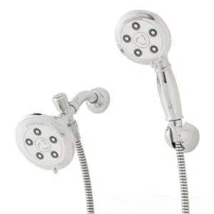 Speakman VS-113011 Speakman Chelsea Anystream Shower Combination with 60in Metal Hose and Mounting Bracket, 2.5 GPM, Polished Chrome - VS-113011