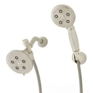 Speakman VS-113011-BN Speakman Chelsea Anystream Shower Combination with 60in Metal Hose and Mounting Bracket, 2.5 GPM, Brushed Nickel - VS-113011-BN