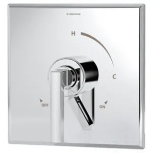 Symmons S-3600 Symmons S-3600 Duro Chrome - With Rough in Valve Trim Only With Diverter