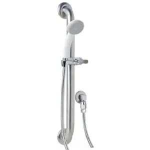 Symmons T-600B-36-V Symmons Single-Function Wall-Mount Hand Shower with 36in ADA Slide Bar or Grab Bar, ADA-Compliant, 2.5 GPM, Chrome - T-600B-36-V