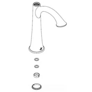 Moen 129838 Moen 129838 Savvy Spout Kit, Chrome