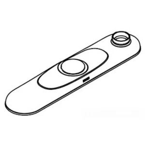 Moen 146776 Moen 146776 Part Escutcheon 7309 Series Chrome