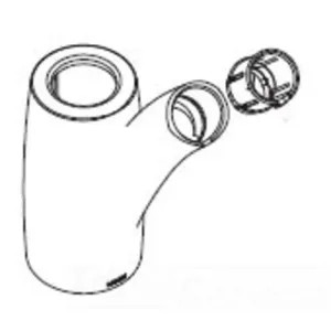 Moen 146215W Moen 146215W Receptor Kit, Glacier