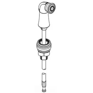 Moen 136107 Moen 136107 Part Side Spray, Hose & Hose Guide Chrome
