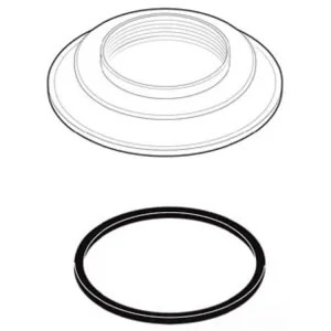 Delta RP23095PB Delta RP23095PB Delta Handle Base with Gasket (Brilliance Polished Brass)