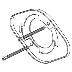 Delta RP51035 Delta Vero TempAssure Bracket And Screws - Chrome (RP51035)