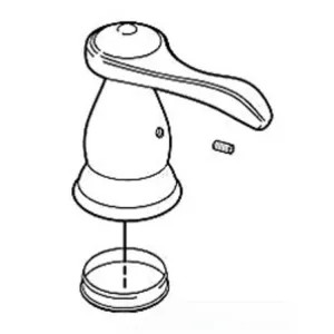 Delta RP43521 Delta RP43521 Delta Single Lever Handle Kit (Chrome)