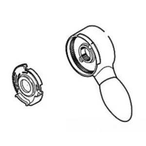 Delta RP40595 Delta RP40595 Michael Graves Single Lever Handle Kit, Chrome