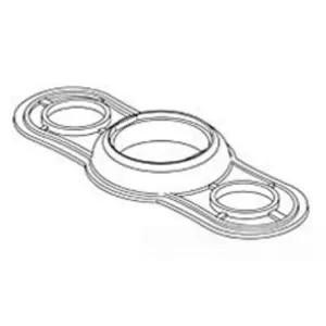 Delta RP51733 Delta RP51733 Victorian Baseplate, 1H Bathroom Faucets, Chrome