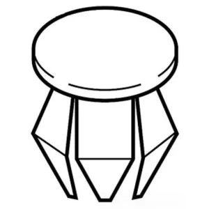 Peerless RP1723 Peerless RP1723 P-Plug Button-Pop Up - Chrome
