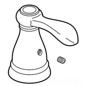 Peerless RP47831BN Peerless RP47831BN P-Handle Assembly - Brushed Nickel