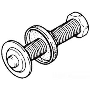 Sloan 303105 Sloan C-9-AWB Push Button Assembly, 9-3/4