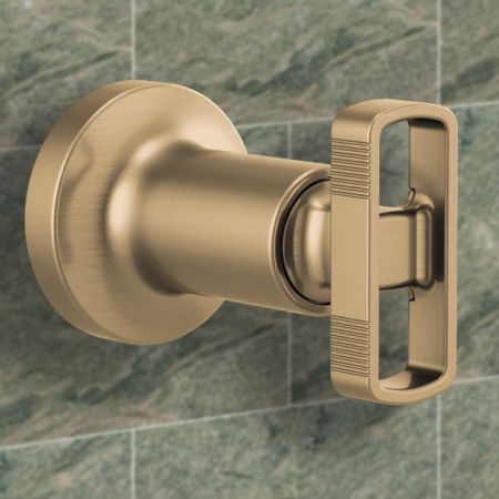 Brizo T66608-GL Brizo Kintsu Single Handle Volume Control Trim with Knob Handle, ADA, Brilliance Luxe Gold - T66608-GL