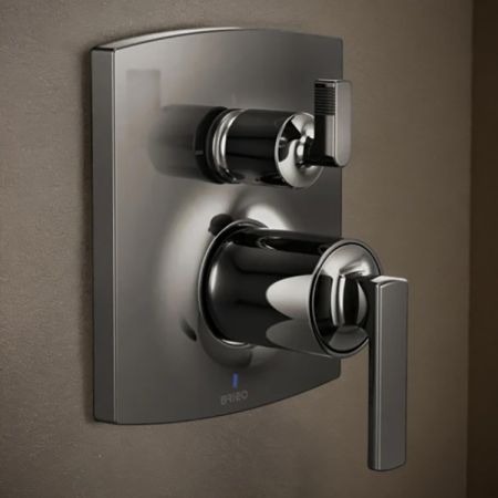 Brizo T75P506-BNXLHP Brizo Kintsu and Allaria Brilliance Black Onyx Pressure Balance Valve Trim with Integrated Three Function Diverter - T75P506-BNXLHP