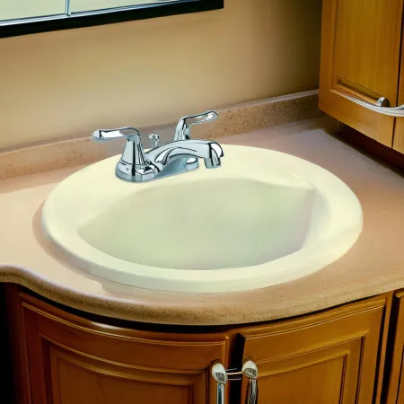 American Standard 0419.444EC.021 American Standard Cadet Oval Countertop Sink, 21