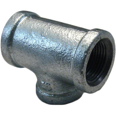 Commodity GALT1134 Galvanized Tee, 1 x 1 x 3/4 Inch