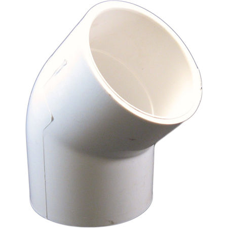Commodity PVCL452 Schedule 40 PVC 45 Degree Elbow, 2 Inch