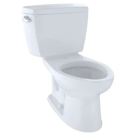 Toto CST744SL#01 Toto Drake Two Piece Elongated Toilet ADA, 1.6 GPF, Cotton White - CST744SL#01