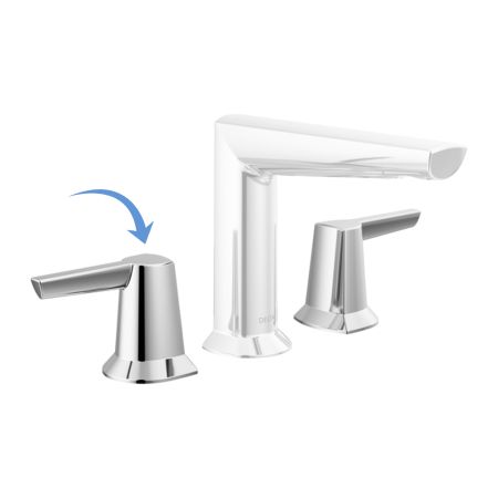Delta RP101730BL Delta RP101730BL Galeon Two-Handle Widespread Lavatory Handle Kit, Matte Black