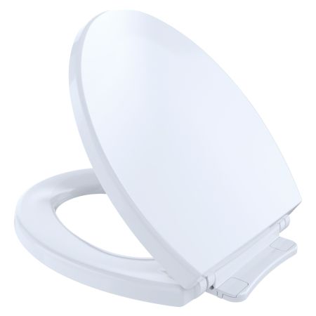 Toto SS113#01 TOTO SoftClose Slow Close Round Toilet Seat and Lid,Cotton White - SS113#01