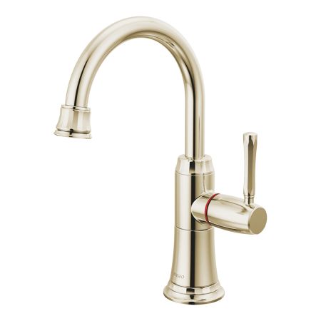 Brizo 61358LF-H-PN Brizo Tulham One-Handle Instant Hot Water Faucet, Polished Nickel - 61358LF-H-PN
