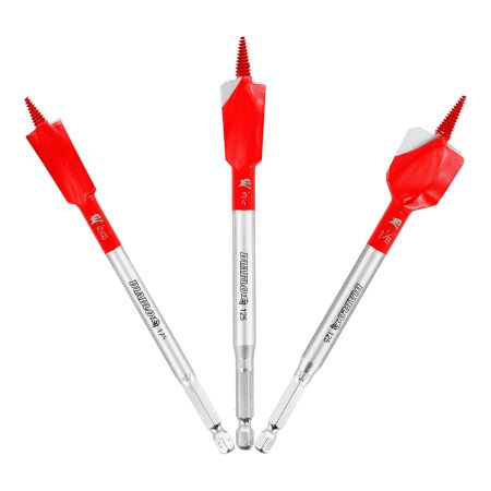 Diablo DSPD4910-S3 Diablo Demo Demon 3-Piece 6in Spade Bit Set with 1/4in Hex Shank for Nail-Embedded Wood - DSPD4910-S3