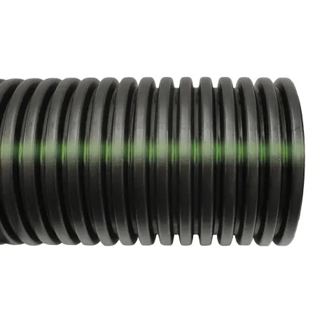 24” Double Wall Corrugated Pipe, HDPE - 5’ Length