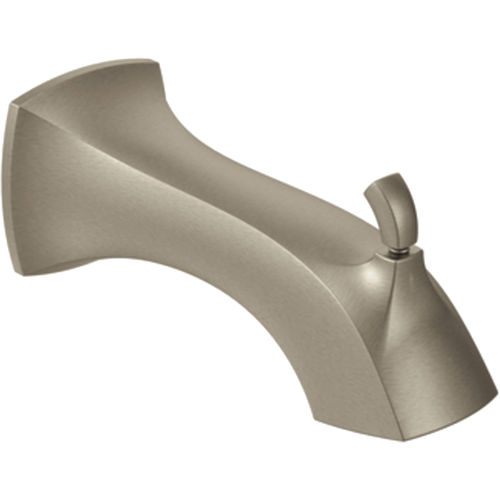 Moen Voss 7-3/4-inch Wall Mounted Brushed Nickel Diverter Tub