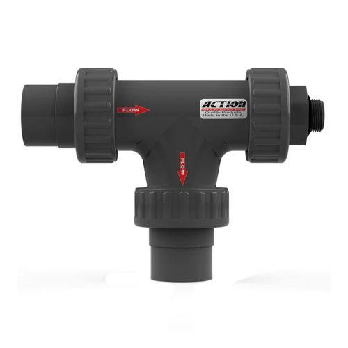 Action Machining AF 1.5-200 1-1/2" 90 Degree Filter With 200 Mesh Screen