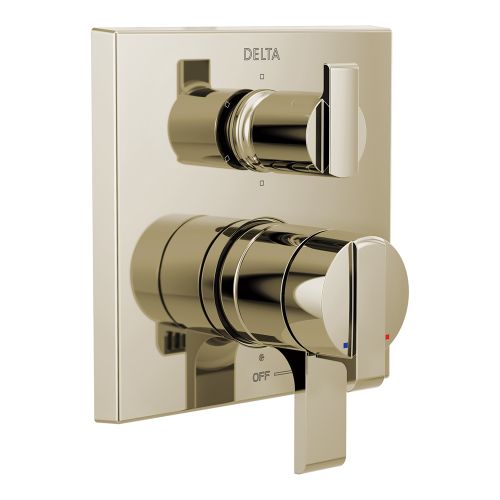 Delta Angular Modern Monitor 17 Series Two-Handle Valve Trim w/ 6 ...