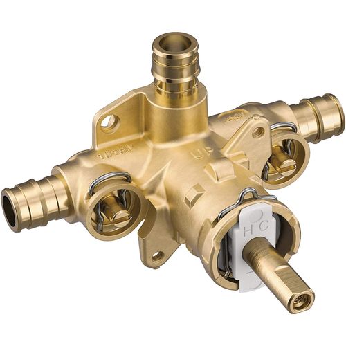 Moen 2328PF M-Pact Posi-Temp Shower Rough-In Valve w/ Stops, 1/2