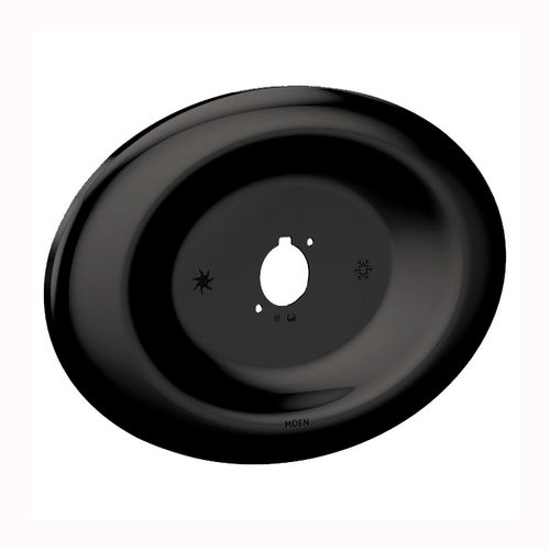 PAMS☆Z1/Z2☆Be-Position/KZ Moen Matte Black Remodel Shower Escutcheon for One Handle Tub and