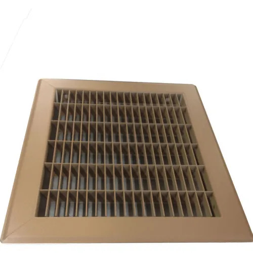 View 3 of Shoemaker 1600-12X36 12x36 Driftwood Tan Vent Cover (Steel Honeycomb Construction) - Shoemaker 1600-12X36