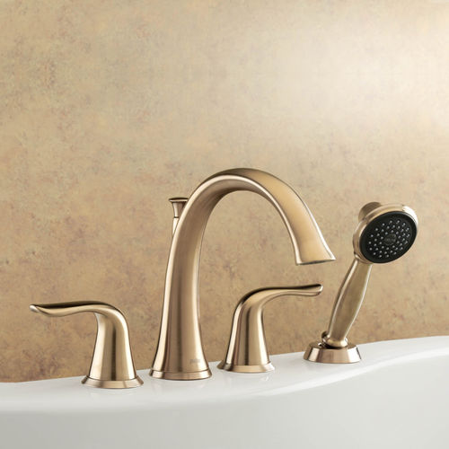 Delta Lahara Two-Handle Roman Tub Faucet Trim with 1.75 GPM Single