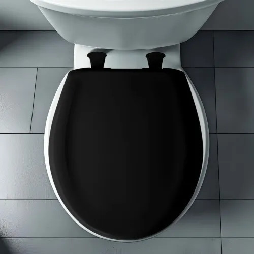 Bemis Classic Colors EasyClean Round Toilet Seat with Cover